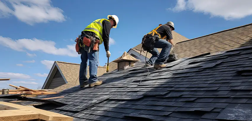 Shed Gutter Installation in Algonquin